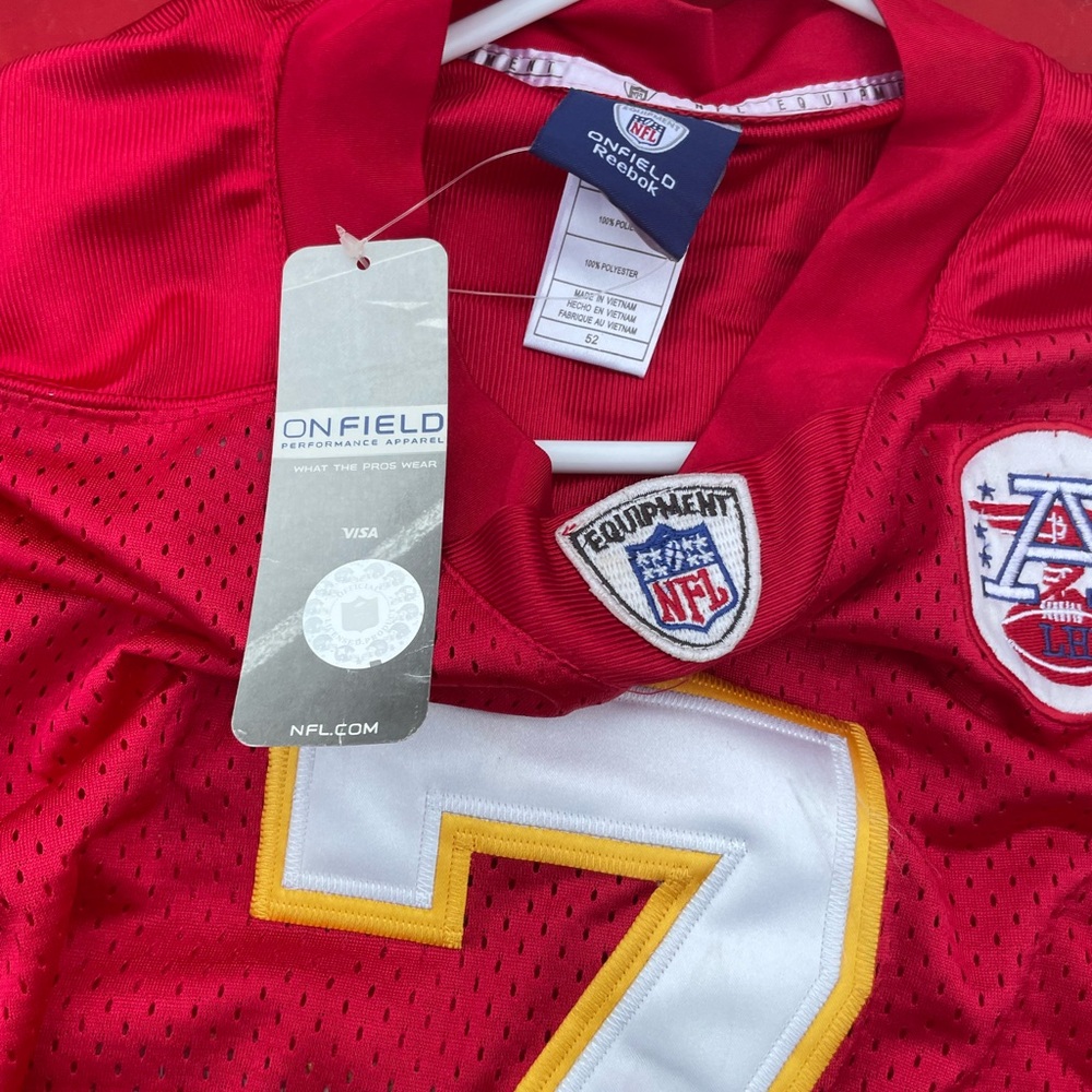 New Reebok onfield Matt cassel #7 jersey